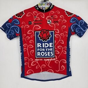 Lance Armstrong Cycling Jersey Mens XL 2001 Ride For‎ Roses Pockets Outdoors